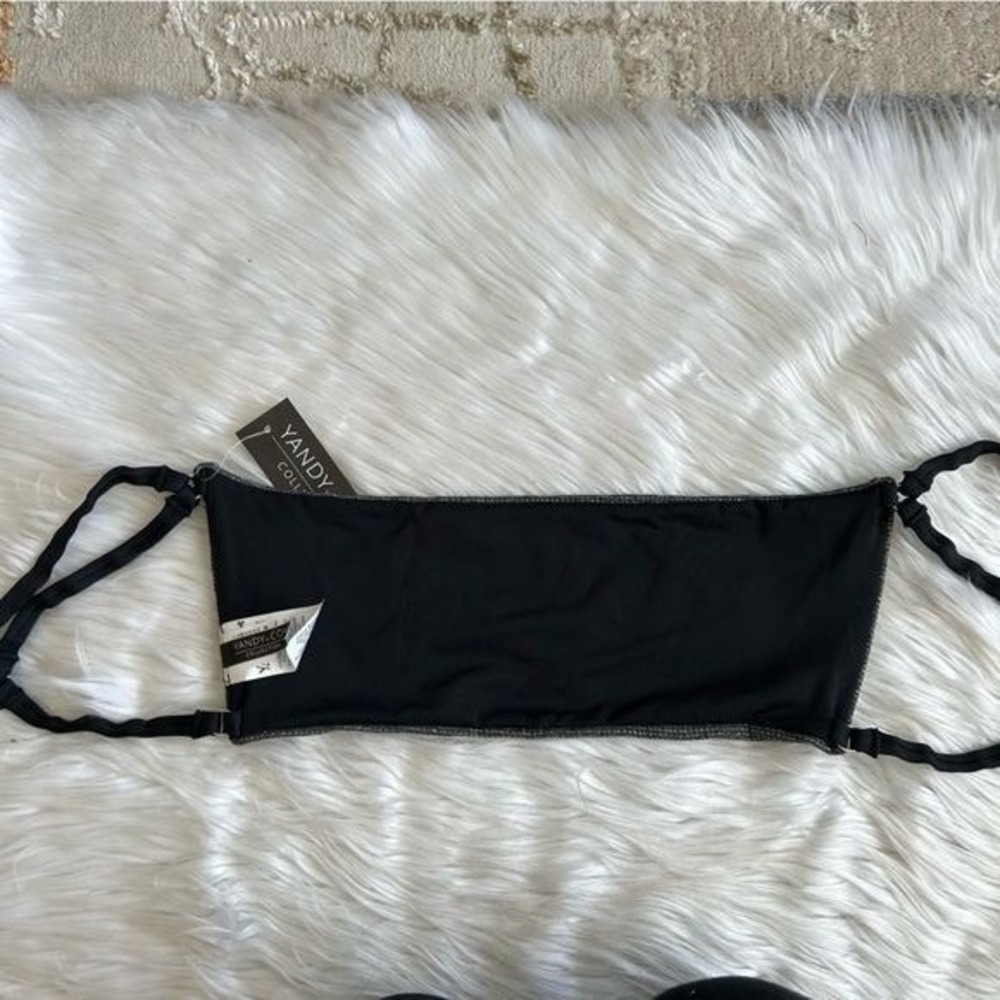 NWT Yandy Sparkle Square Bikini Top - Size Medium - Picture 6 of 12